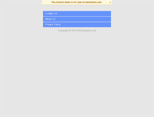 Tablet Screenshot of bestsample.com